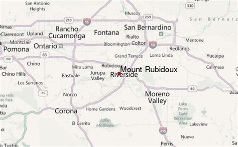 Mount Rubidoux Mountain Information