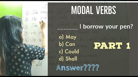 Modals A Modal Verb Is A Type Of Auxiliary Verb That Is Used To Hot