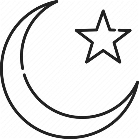 Islam Moon Muslim Ramadan Religion Star Symbol Icon