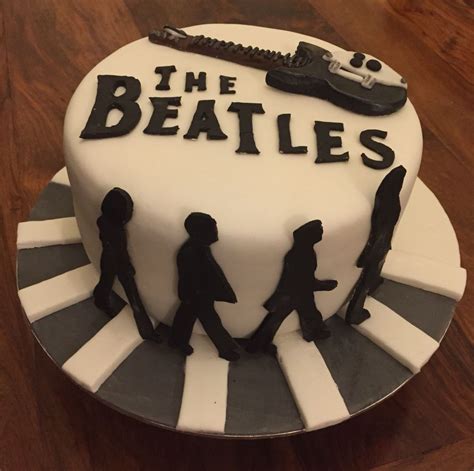 The Beatles Birthday Cake Beatles Birthday Cake Beatles Party The