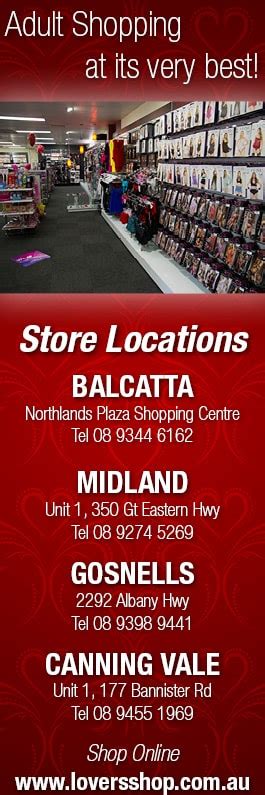 Lovers Adult Stores Adult Shops And Stores 2292 Albany Hwy Gosnells