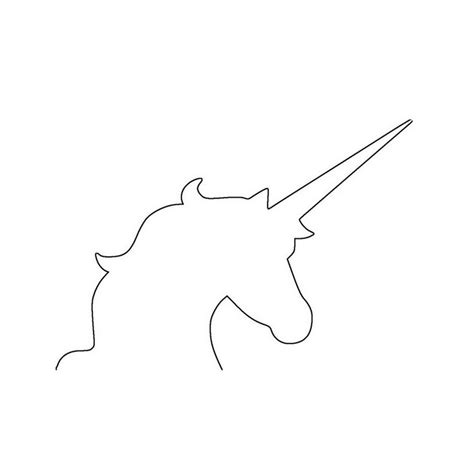 Unicorn Head Outline Unicorn Coloring Page Coloring Buddy