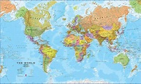 Large World Political Map | World Wall Map