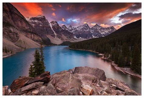 Michaelpocketlist Splendid Moraine Lake Sunset Canada 1450 × 983