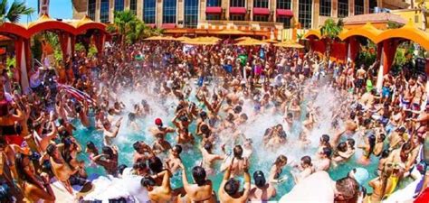 Las Vegas Strip 3 Stop Pool Party Crawl With Party Bus Getyourguide