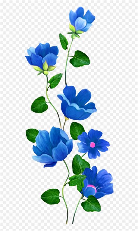 Blue flower transparent images (9,672). Flower clipart border blue pictures on Cliparts Pub 2020! 🔝