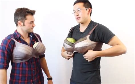 Men Find Out What Its Like To Have Breasts And Wear A Bra Thanks To