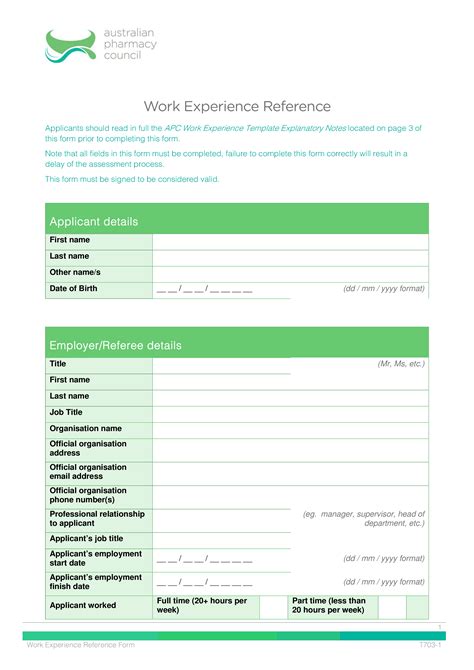 Work Experience Reference Letter From Employer Templates At