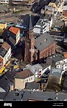 Luftaufnahme, Friedenskirche Hochstraße, Wattenscheid, Bochum ...