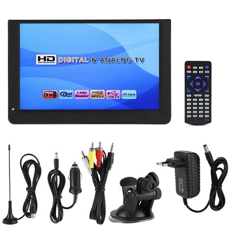 1080p Mini Portable Tv 12 Inch 169 Led Handheld Dvb Tt2 Digital Tv