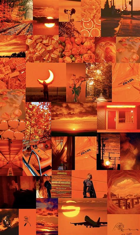 Orange Aesthetic Collage Aesthetic Collage Aesthetic Desktop Porn Sex