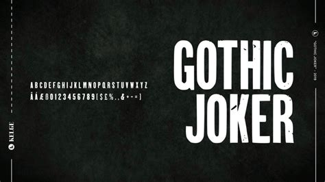 Gothic Joker Font