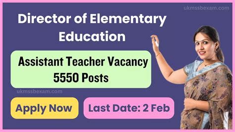 DEE Assam Teacher Recruitment 2024 Notification Out For LP UP