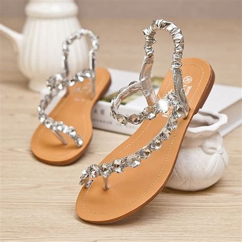 wedding flat sandals