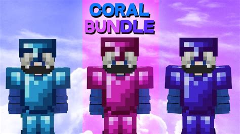 Coral 16x Henrypacks Mcpe Pvp Texture Pack Blue