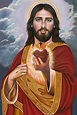 Sacred Heart of Jesus (C) Savior Christ, 8" X 10" and 11" X 14" Prints ...