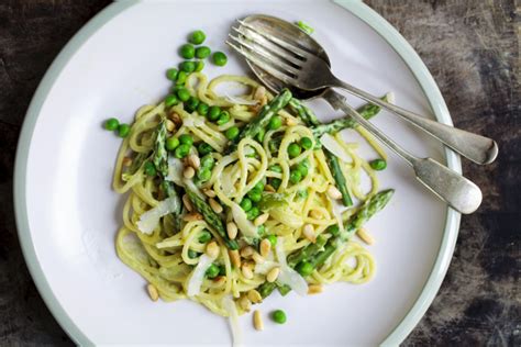 Recept Spaghetti Met Asperges Doperwten En Parmezaan Kookpraatjes