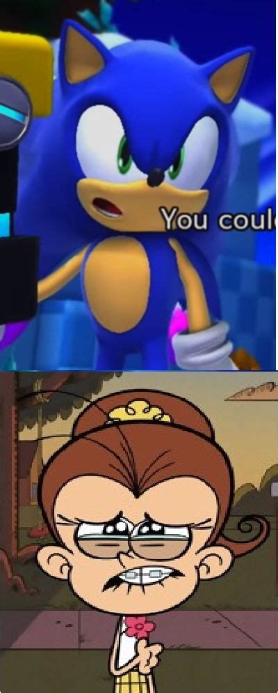The Loud House Memes Sonic Scolds Luan Sonic Memes