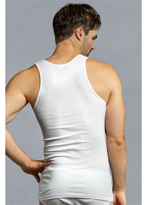 lot of 6 men tank top 100 cotton breathable wife beater ribbed soft thin pwr ebay