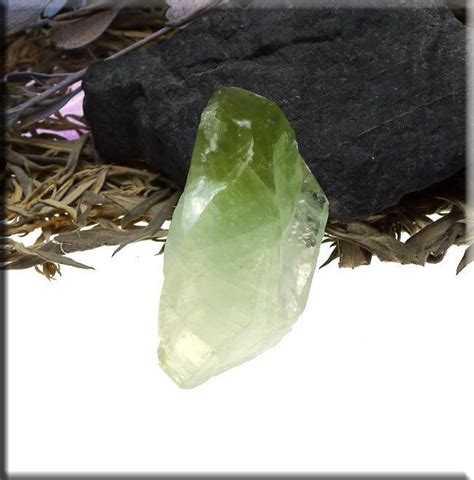 Raw Green Calcite Specimen Rough Green Calcite Chunk Crystal Etsy