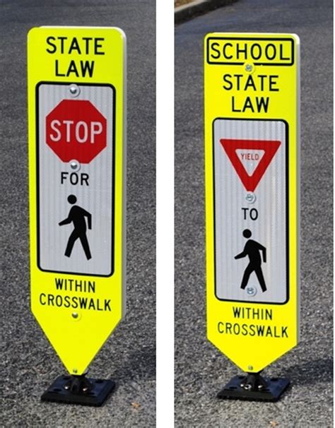 Pedestrian Crosswalk Sign Allstate Sign And Plaque