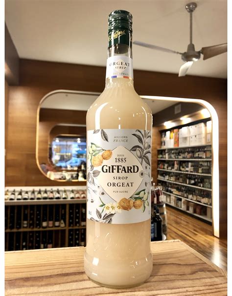Giffard Orgeat Syrup Liter Downtown Wine Spirits