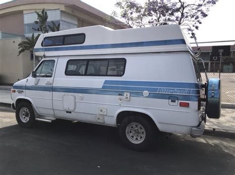 1989 Chevy G20 Horizon Camper Van For Sale In Huntington Beach Ca