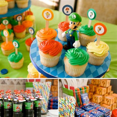 Super Mario Party Super Mario Bros Party Ideas Super Mario Cupcakes