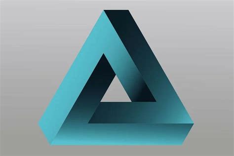 Also Known As The Tribar Or Impossible Triangle The Penrose Triangle