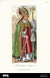 Portrait of Albert of Brandenburg, Archbishop of Mainz, 1510-1550 Stock ...