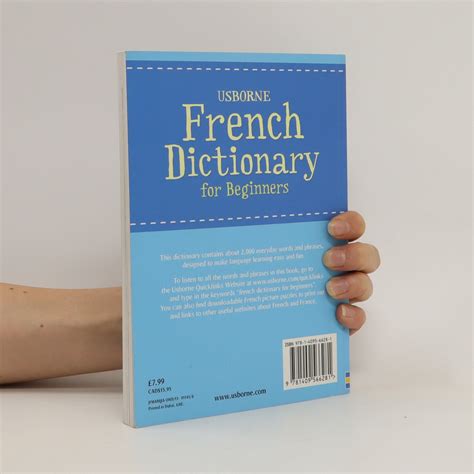 Usborne French dictionary for beginners Holmes Françoise knihobot sk