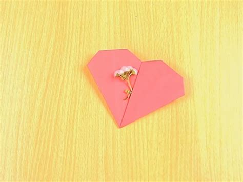 How To Make An Origami Pocket Heart 11 Steps With Pictures