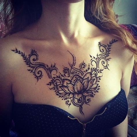 1001 Ideas For Beautiful Chest Tattoos For Women Chest Tattoos For Women Belly Tattoos
