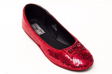 Red Sequin Ballet Flat Shoes With Bows Ballet Flats Sequin Ballet