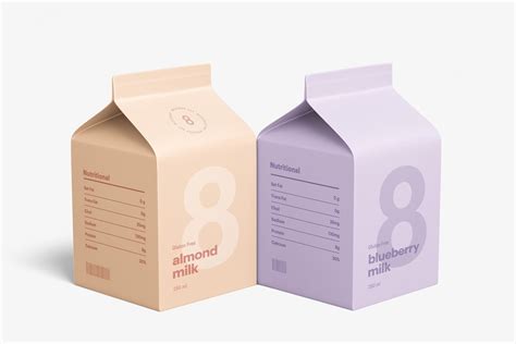 Inside Milk Carton Mockup You Will Find 8 High Quality Pre Made Psd