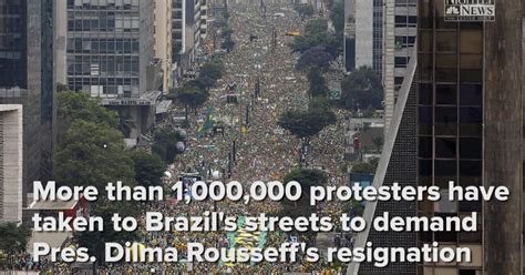 Fora Dilma Over A Million Brazilians Demand Rousseffs Ouster