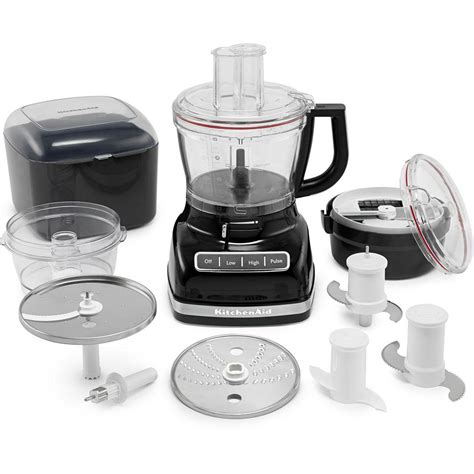 With simple one touch operation, and two speeds and pulse options at your fingertips, preparing those special dressings. KitchenAid ExactSlice Food Processor-KFP1466OB - The Home ...