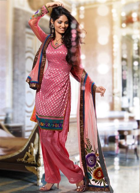 Pink Kameez And Silk Salwar Beautiful Indian Salwar Kameez ~ Ladies
