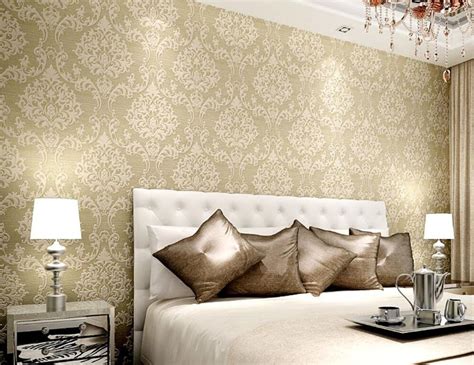 Rureng Modern Classic Luxury 3d Embossed Floral Damask Wallpaper