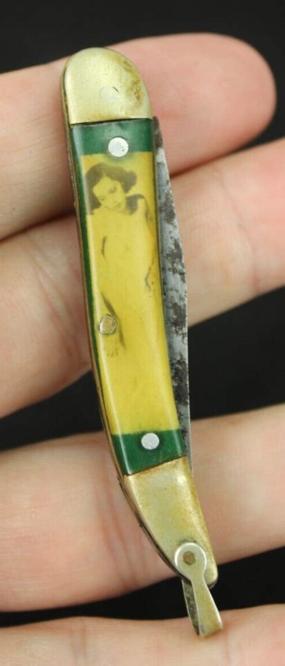 Rare Colonial Pocket Knife Nude S Pin Up Girlie Ebay