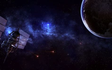 Sci Fi Science Fiction Cg Digital Art Space Universe Planets Stars