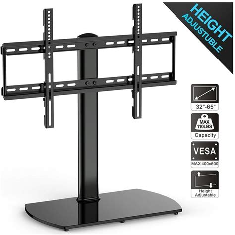 fitueyes universal tv stand with mount for 32 to 65 inch samsung vizio lg tv tt107001gbd
