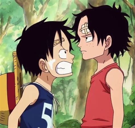 Aces Face Xd Ace And Luffy Anime One Piece Anime