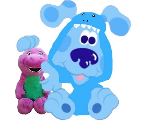 Baby Blue Rex With Barney Doll 2 By Collegeman1998 On Deviantart