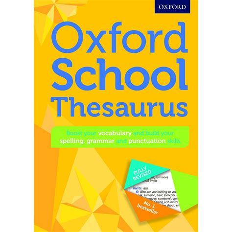 G1004131 Oxford School Thesaurus Pack Of 5 Gls Educational Supplies