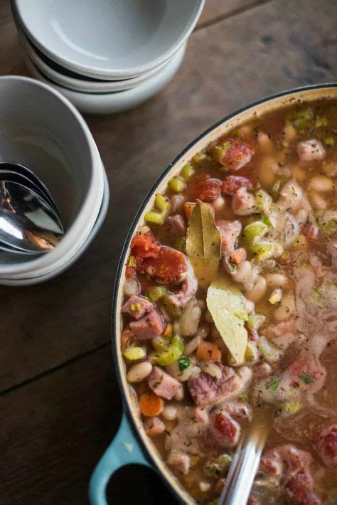 If your planning on using the beans for other recipes like soup or stews you don't need to worry about seasoning the beans with ham. Enjoy Great Northern Bean Ham Soup Recipe for an easy ...