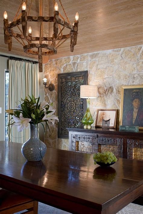 See more ideas about colonial furniture, colonial decor, country decor. 15 Gorgeous Dining Rooms with Stone Walls
