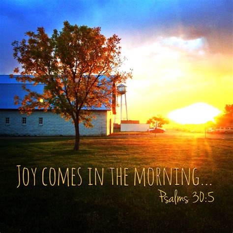 Joy Comes In The Morning Outdoor Celestial Psalms 30 5