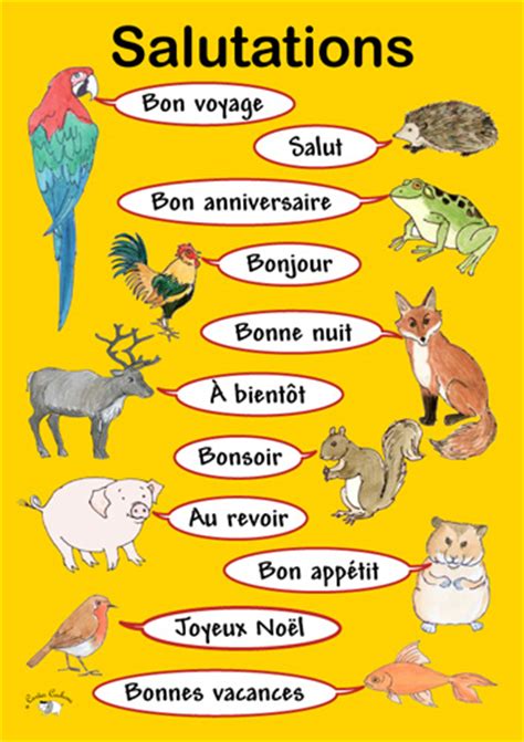 Poster Salutations Little Linguist