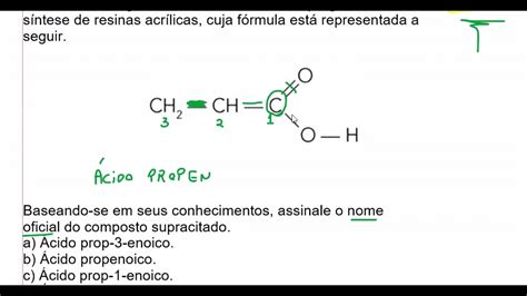 Nomenclatura de ácido carboxílico com cadeia pequena YouTube